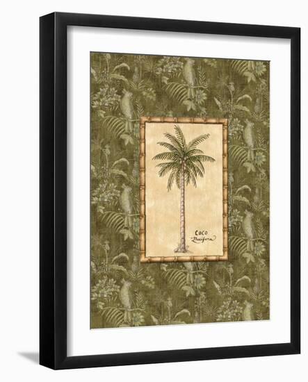 Vintage Palm III-Charlene Audrey-Framed Art Print