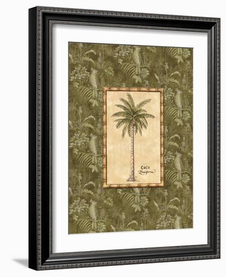 Vintage Palm III-Charlene Audrey-Framed Art Print