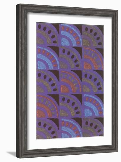 Vintage Paper, Abstract Pattern-null-Framed Art Print