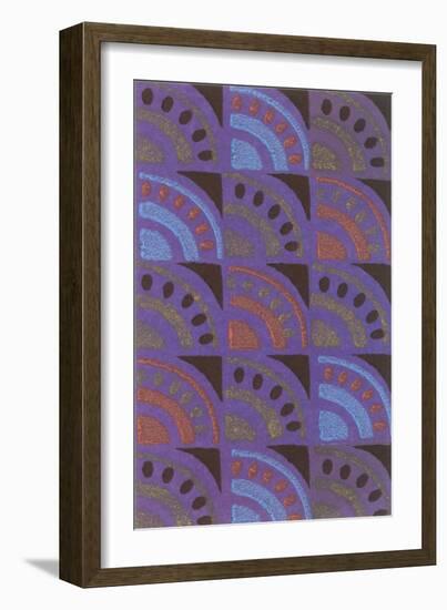 Vintage Paper, Abstract Pattern-null-Framed Art Print