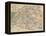 Vintage Paris Map-The Vintage Collection-Framed Stretched Canvas