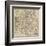 Vintage Paris Map-The Vintage Collection-Framed Art Print