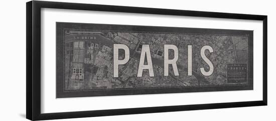 Vintage Paris-The Vintage Collection-Framed Giclee Print