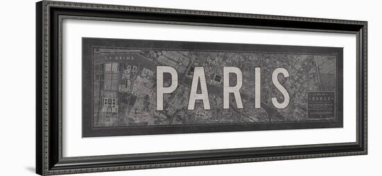 Vintage Paris-The Vintage Collection-Framed Giclee Print