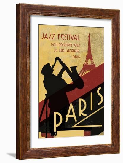 Vintage Paris-Whoartnow-Framed Giclee Print