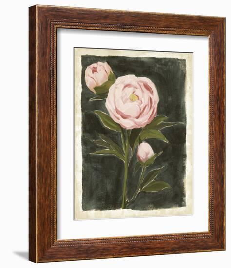 Vintage Peonies I-Grace Popp-Framed Art Print