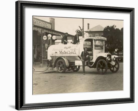 Vintage Petrol Tanker in New South Wales, Australia--Framed Photographic Print