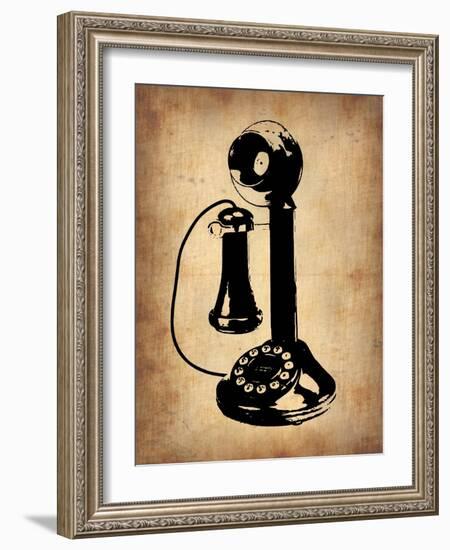 Vintage Phone 2-NaxArt-Framed Art Print