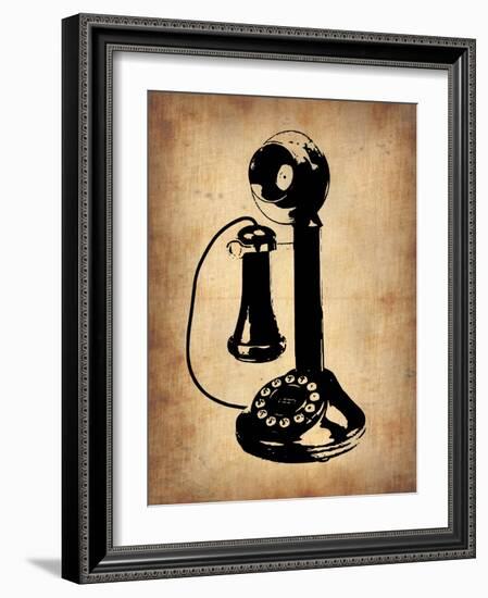 Vintage Phone 2-NaxArt-Framed Art Print