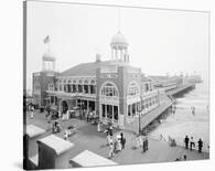 Steel Pier, Atlantic City, NJ, c. 1904-Vintage Photography-Framed Art Print