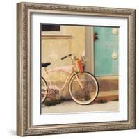 Vintage Pink Bike-Mandy Lynne-Framed Art Print