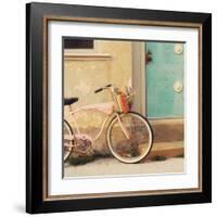 Vintage Pink Bike-Mandy Lynne-Framed Art Print