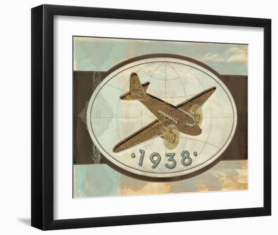 Vintage Plane II-Alan Hopfensperger-Framed Art Print