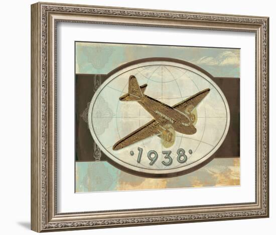 Vintage Plane II-Alan Hopfensperger-Framed Art Print