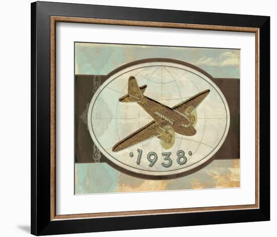 Vintage Plane II-Alan Hopfensperger-Framed Art Print