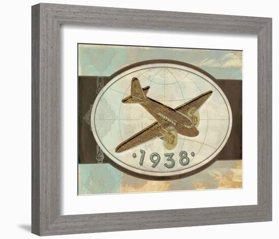 Vintage Plane II-Alan Hopfensperger-Framed Art Print