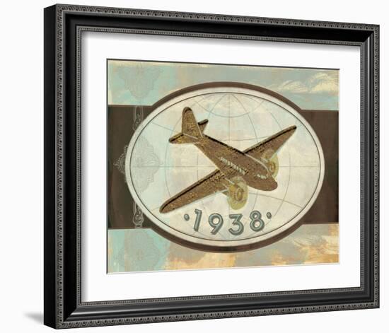 Vintage Plane II-Alan Hopfensperger-Framed Art Print