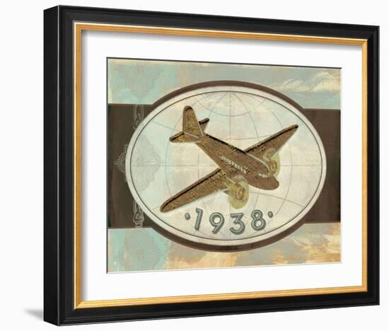 Vintage Plane II-Alan Hopfensperger-Framed Art Print