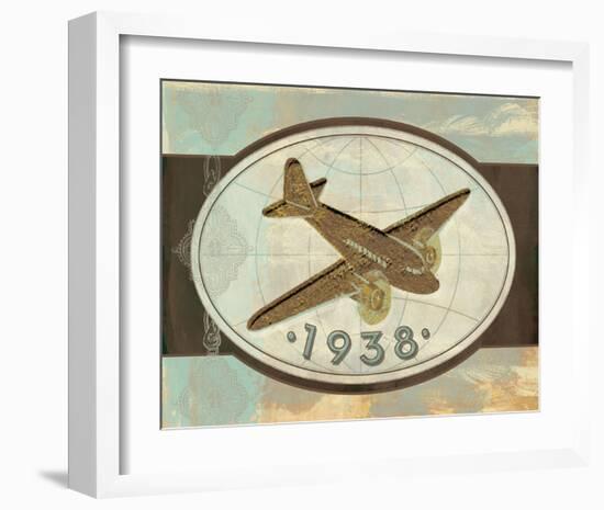 Vintage Plane II-Alan Hopfensperger-Framed Art Print