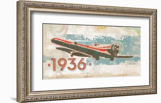 Vintage Plane III-Alan Hopfensperger-Framed Art Print