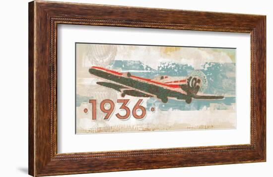 Vintage Plane III-Alan Hopfensperger-Framed Art Print