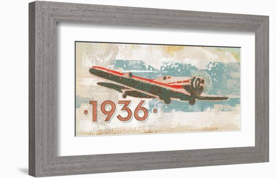 Vintage Plane III-Alan Hopfensperger-Framed Art Print