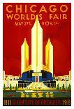 1933 Chicago World’s Fair-Vintage Poster-Art Print