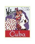 Welcome to Cuba-Vintage Poster-Art Print