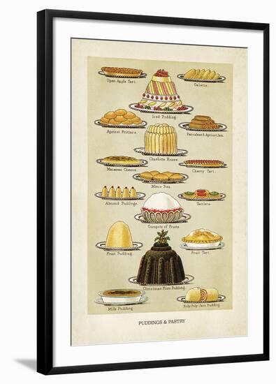 Vintage Puddings-The Vintage Collection-Framed Giclee Print