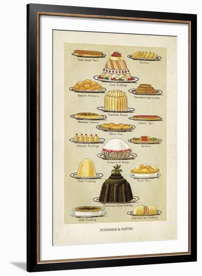 Vintage Puddings-The Vintage Collection-Framed Giclee Print