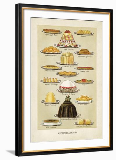 Vintage Puddings-The Vintage Collection-Framed Giclee Print