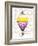 Vintage Purple Air Balloon-Hope Smith-Framed Art Print