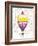 Vintage Purple Air Balloon-Hope Smith-Framed Art Print