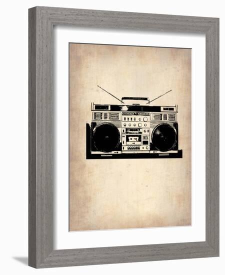 Vintage Radio 1-NaxArt-Framed Art Print