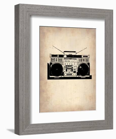 Vintage Radio 1-NaxArt-Framed Art Print