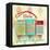 Vintage Radio Inspirational-Vicki Dvorak-Framed Stretched Canvas