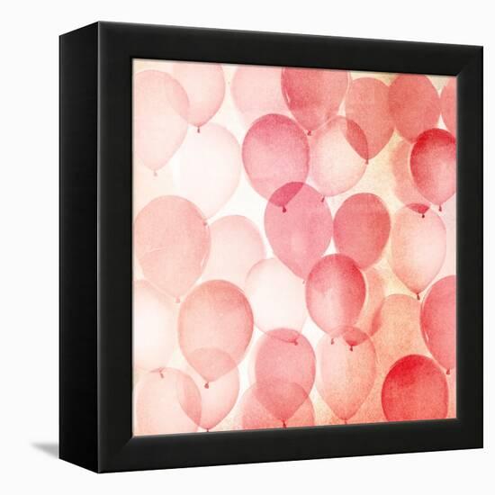 Vintage Red Balloons A-THE Studio-Framed Premier Image Canvas