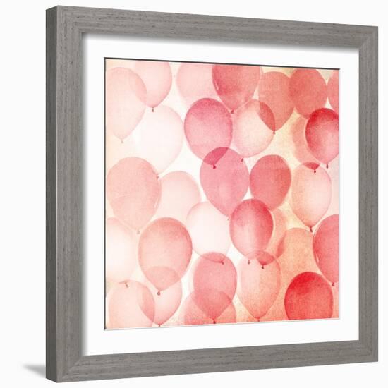 Vintage Red Balloons A-THE Studio-Framed Giclee Print