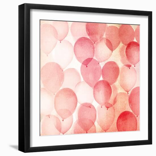 Vintage Red Balloons A-THE Studio-Framed Giclee Print