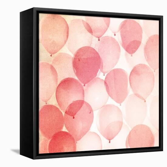 Vintage Red Balloons B-THE Studio-Framed Premier Image Canvas