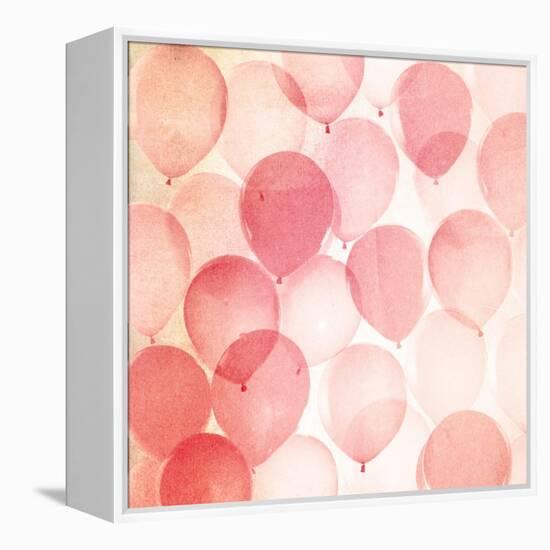 Vintage Red Balloons B-THE Studio-Framed Premier Image Canvas