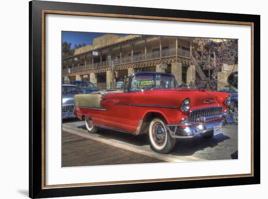 Vintage Red Car-Robert Kaler-Framed Photographic Print