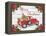 Vintage Red Truck Christmas-A-Jean Plout-Framed Premier Image Canvas