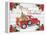 Vintage Red Truck Christmas-A-Jean Plout-Framed Premier Image Canvas