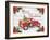 Vintage Red Truck Christmas-A-Jean Plout-Framed Giclee Print