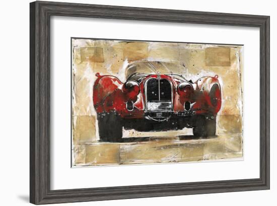 Vintage Red-Marta Wiley-Framed Giclee Print