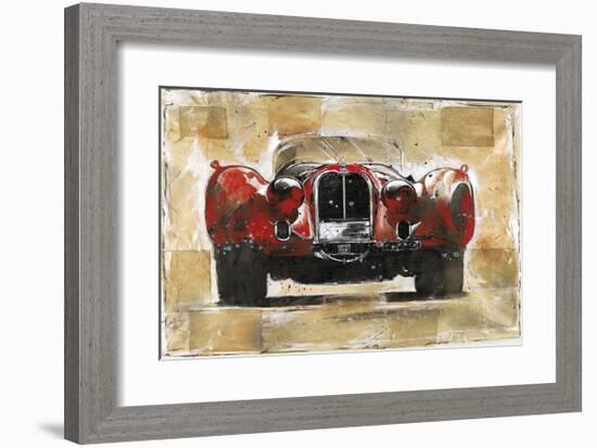 Vintage Red-Marta Wiley-Framed Giclee Print