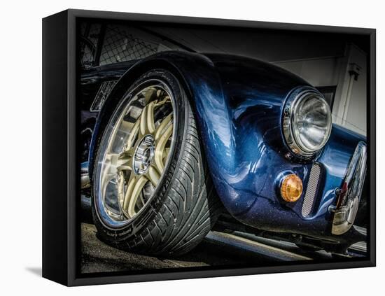 Vintage Retro American Car-David Challinor-Framed Premier Image Canvas