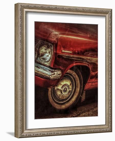 Vintage Retro American Car-David Challinor-Framed Photographic Print