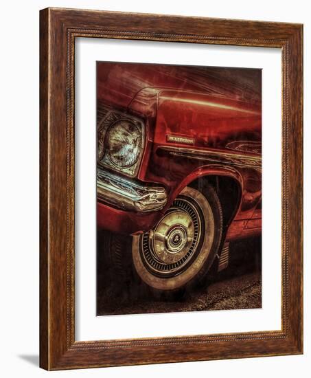 Vintage Retro American Car-David Challinor-Framed Photographic Print